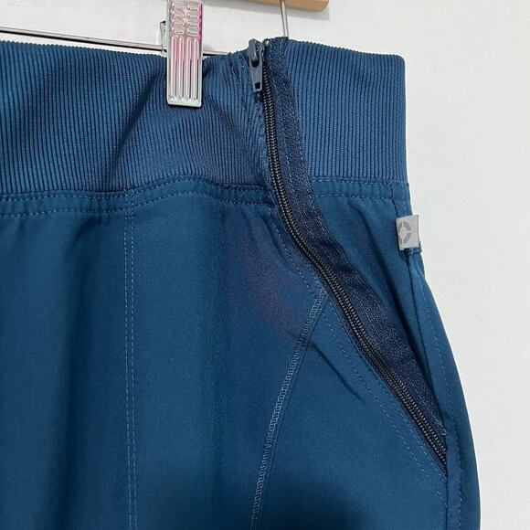 Cherokee Infinity Scrub Set Women L Caribbean Blue Top And Bottom Jogger Pant - Picture 4 of 13